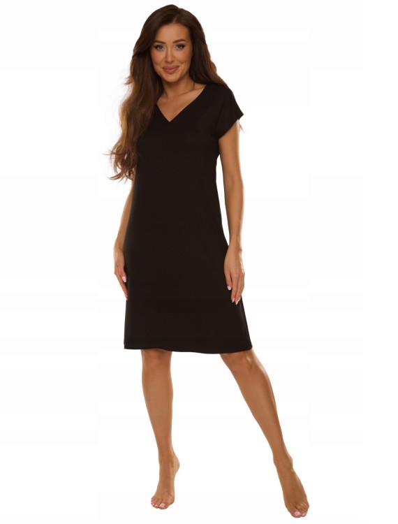 Koszula-nocna-plus-size-krotki-rekaw-De-Lafense-Freya-693-czarna-3XL-Waga-produktu-z-opakowaniem-jednostkowym-0-5-kg.jpg